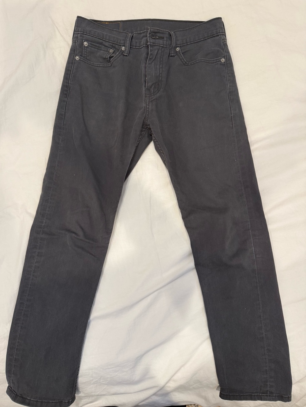 Levi’s men’s 502 Black Straight-Leg Jeans 28x30
